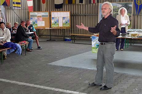 Der erste Vorsitzende der BiP Eckhard Erdmann begrüßte die Gäste. Fotos: KARL ERHARD VÖGELE