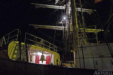 Travemünde Aktuell: Vier große Segler am Ostpreußenkai