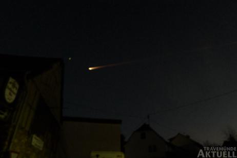 Ausgerechnet am Heiligabend zeigte sich der Feuerball am Himmel. Die Diskussionen gehen inzwischen mehrheitlich davon aus, dass es sich um eine Raketenstufe handelt. Foto: KARL ERHARD VÖGELE 