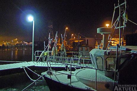 Travemünde Aktuell: Feucht und -12 Grad kalt