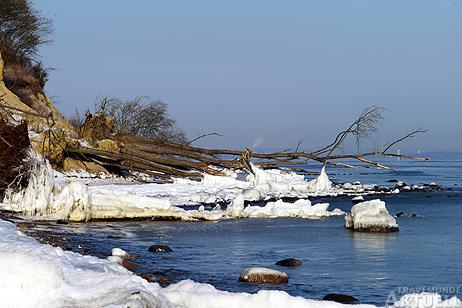 Travemünde Aktuell: Winterliche Impressionen vom Brodtener Steilufer