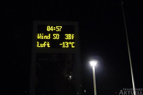 Travemünde Aktuell: Minus 14 Grad Frost an der Küste