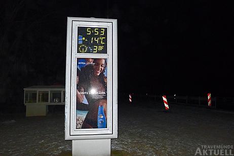 Travemünde Aktuell: Minus 14 Grad Frost an der Küste