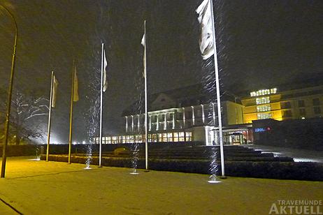 Travemünde Aktuell: Kräftige Schneeschauer und minus 4 Grad »warm«